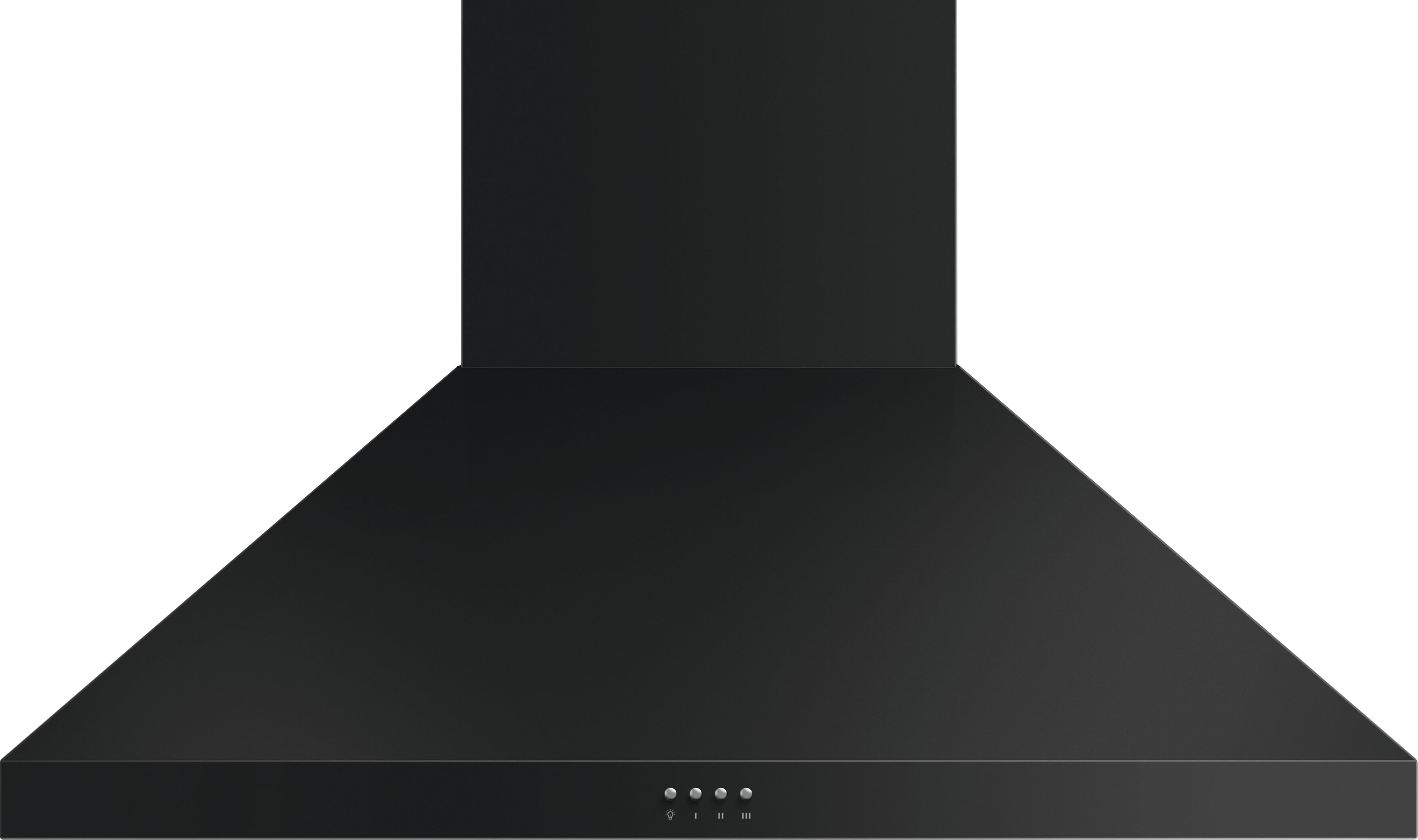 Alt View 11. Fisher & Paykel - 36" Convertible Range Hood - Black.