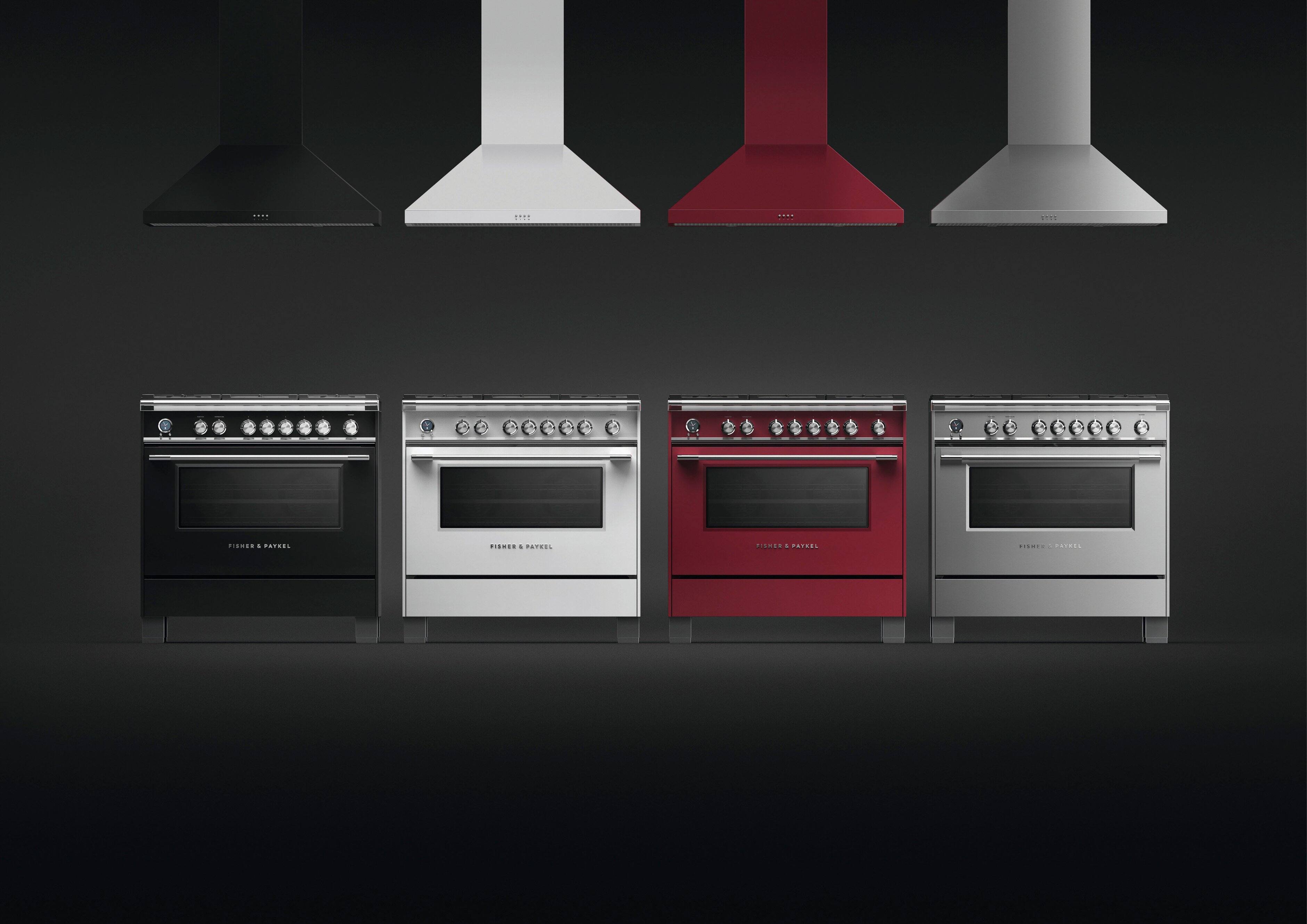 Alt View 15. Fisher & Paykel - 36" Convertible Range Hood - Black.