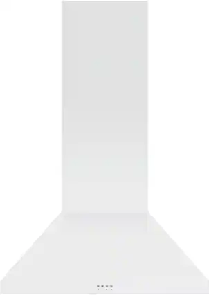 Front. Fisher & Paykel - 30" Convertible Range Hood - White.