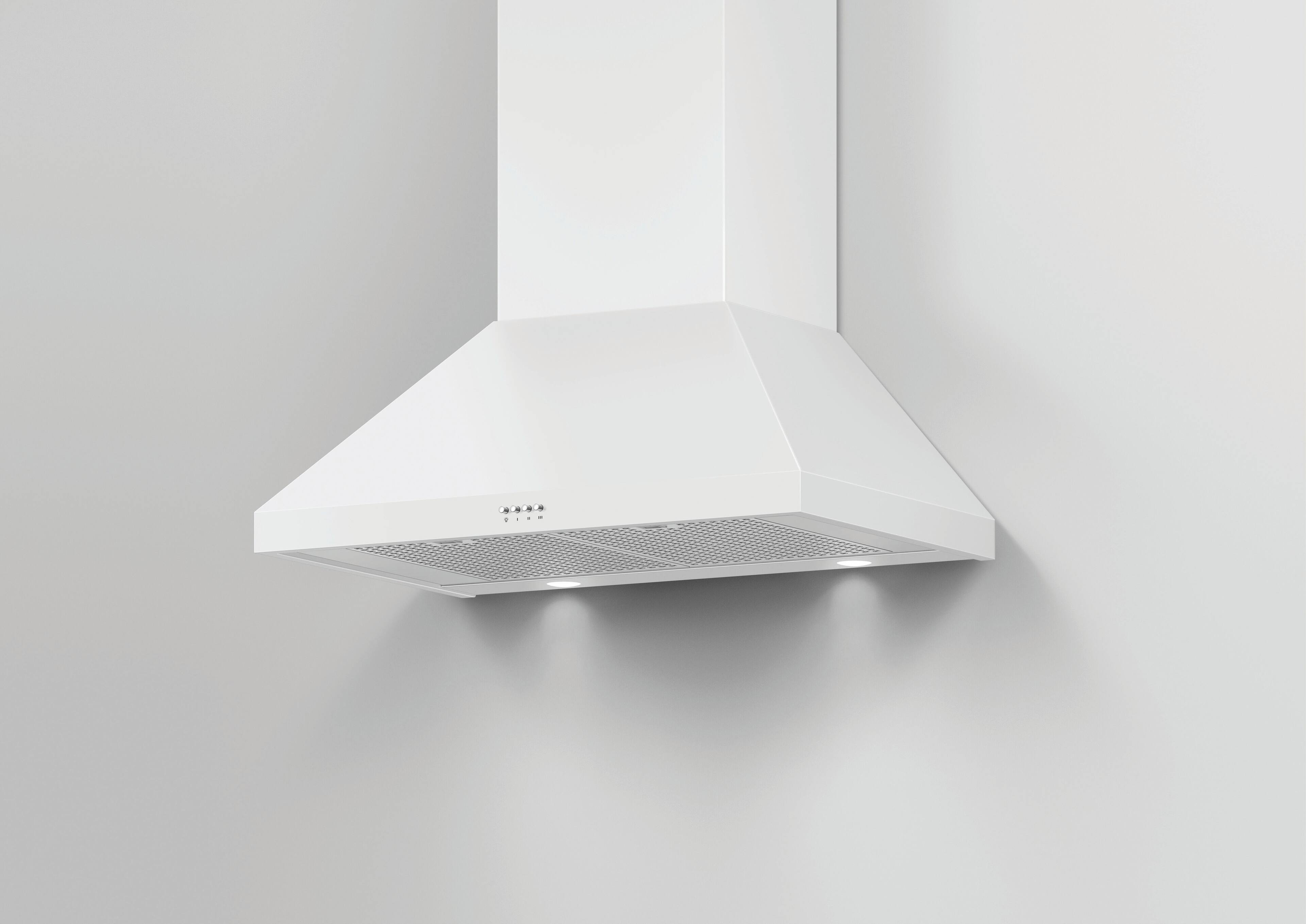 Alt View 13. Fisher & Paykel - 30" Convertible Range Hood - White.