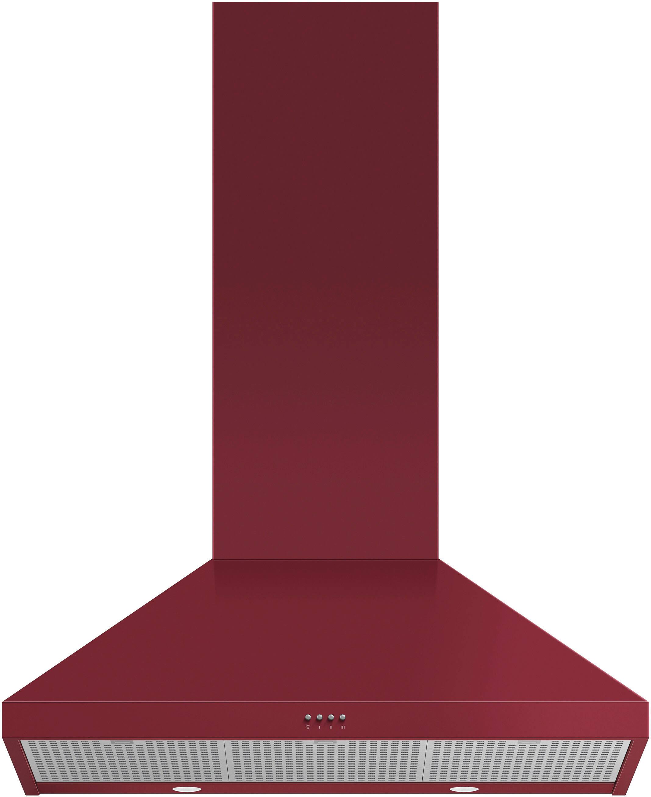 Alt View 12. Fisher & Paykel - 36" Convertible Range Hood - Red.