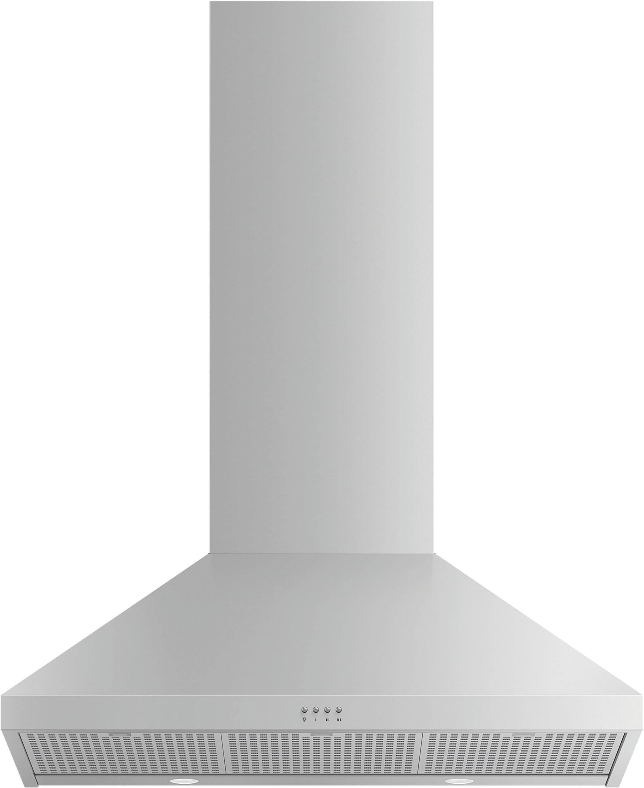 Alt View 11. Fisher & Paykel - 36" Convertible Range Hood - Silver.