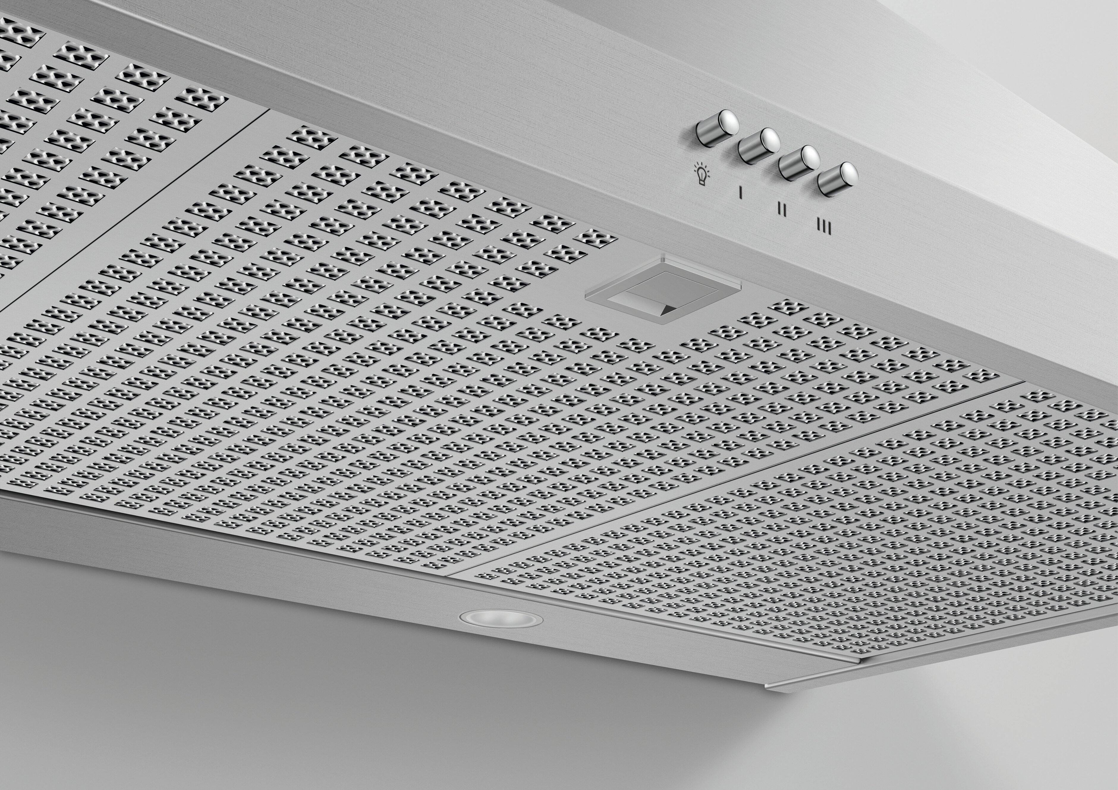 Alt View 13. Fisher & Paykel - 36" Convertible Range Hood - Silver.