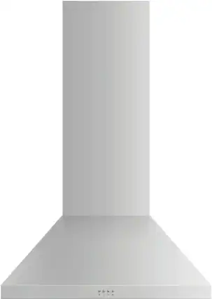 Front. Fisher & Paykel - 30" Convertible Range Hood - Silver.
