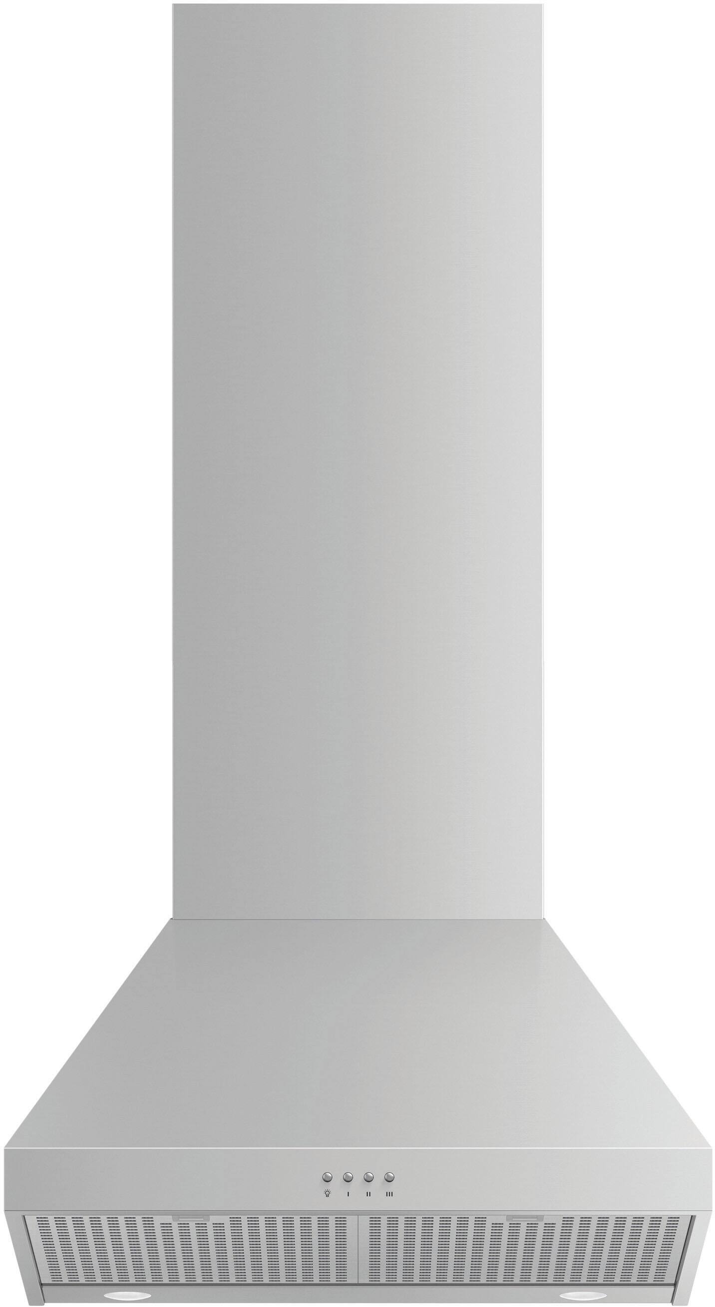 Alt View 11. Fisher & Paykel - 24" Convertible Range Hood - Silver.