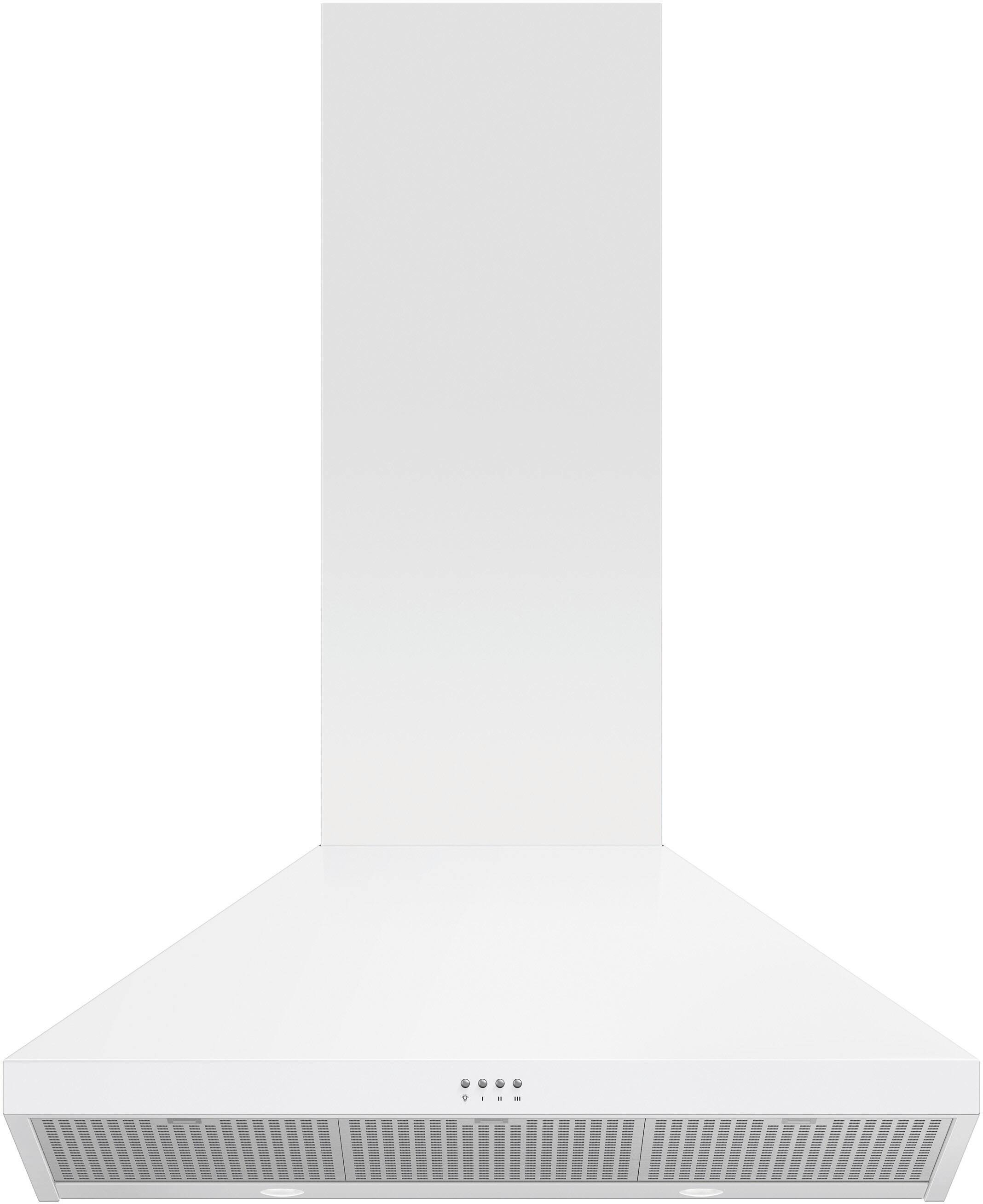 Alt View 11. Fisher & Paykel - 36" Convertible Range Hood - White.