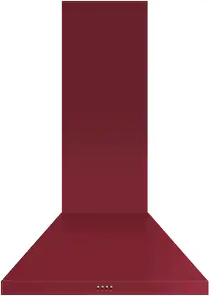 Front. Fisher & Paykel - 30" Convertible Range Hood - Red.