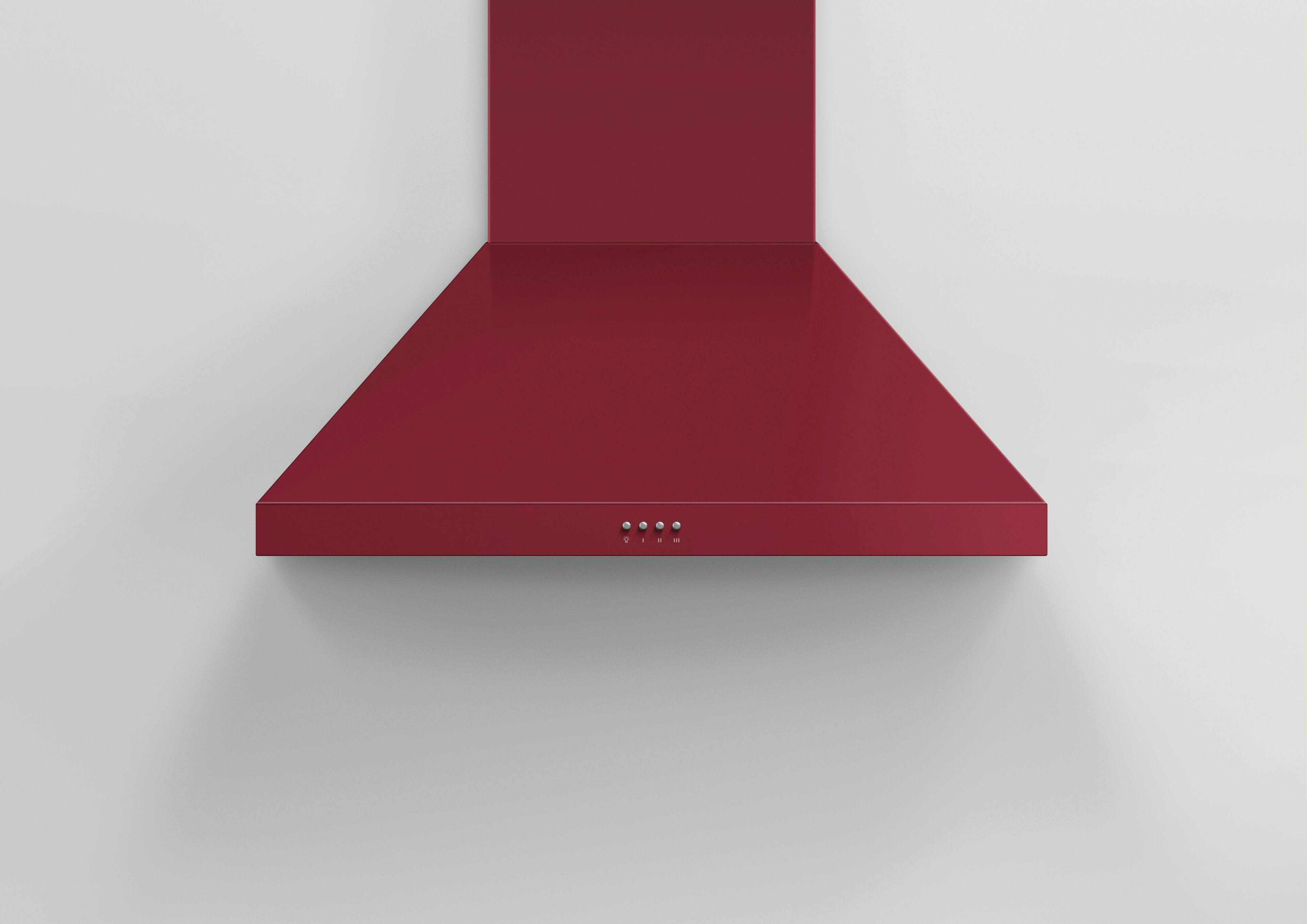 Alt View 13. Fisher & Paykel - 30" Convertible Range Hood - Red.