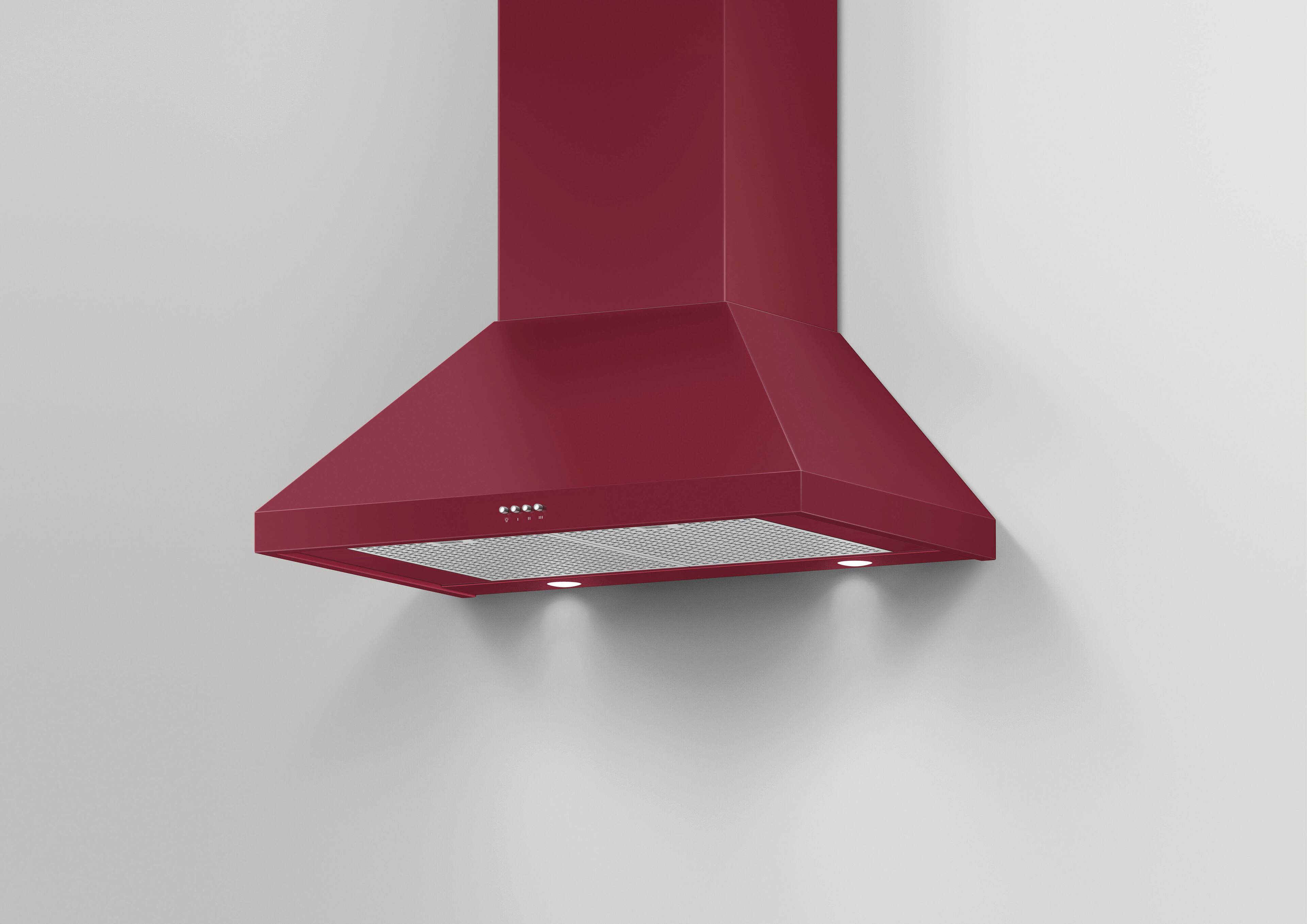 Alt View 14. Fisher & Paykel - 30" Convertible Range Hood - Red.