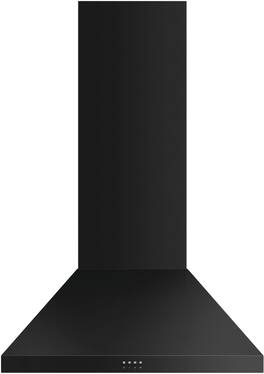 Fisher & Paykel - 30 inches - Convertible - Wall Range Hood - Black