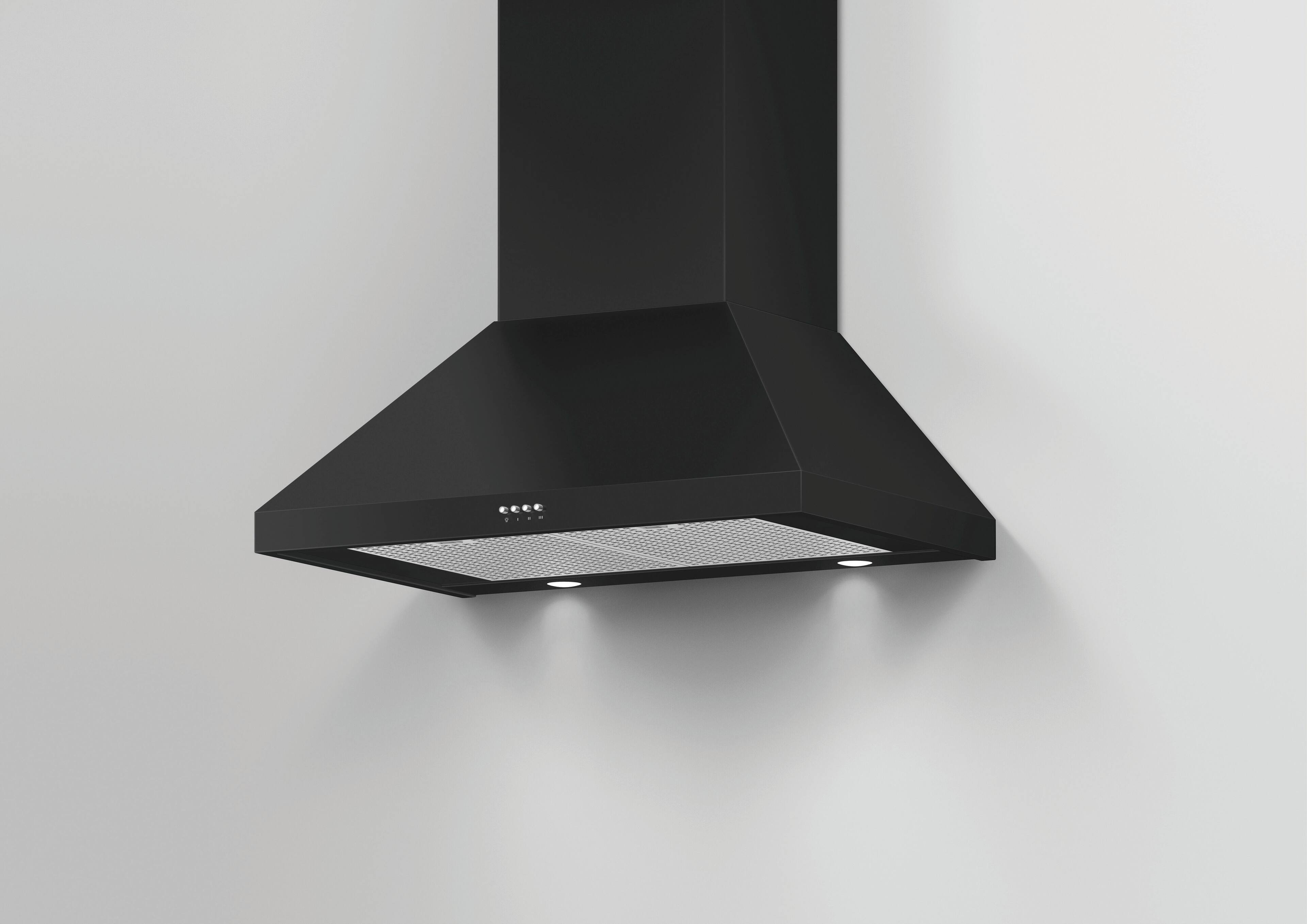 Alt View 14. Fisher & Paykel - 30" Convertible Range Hood - Black.