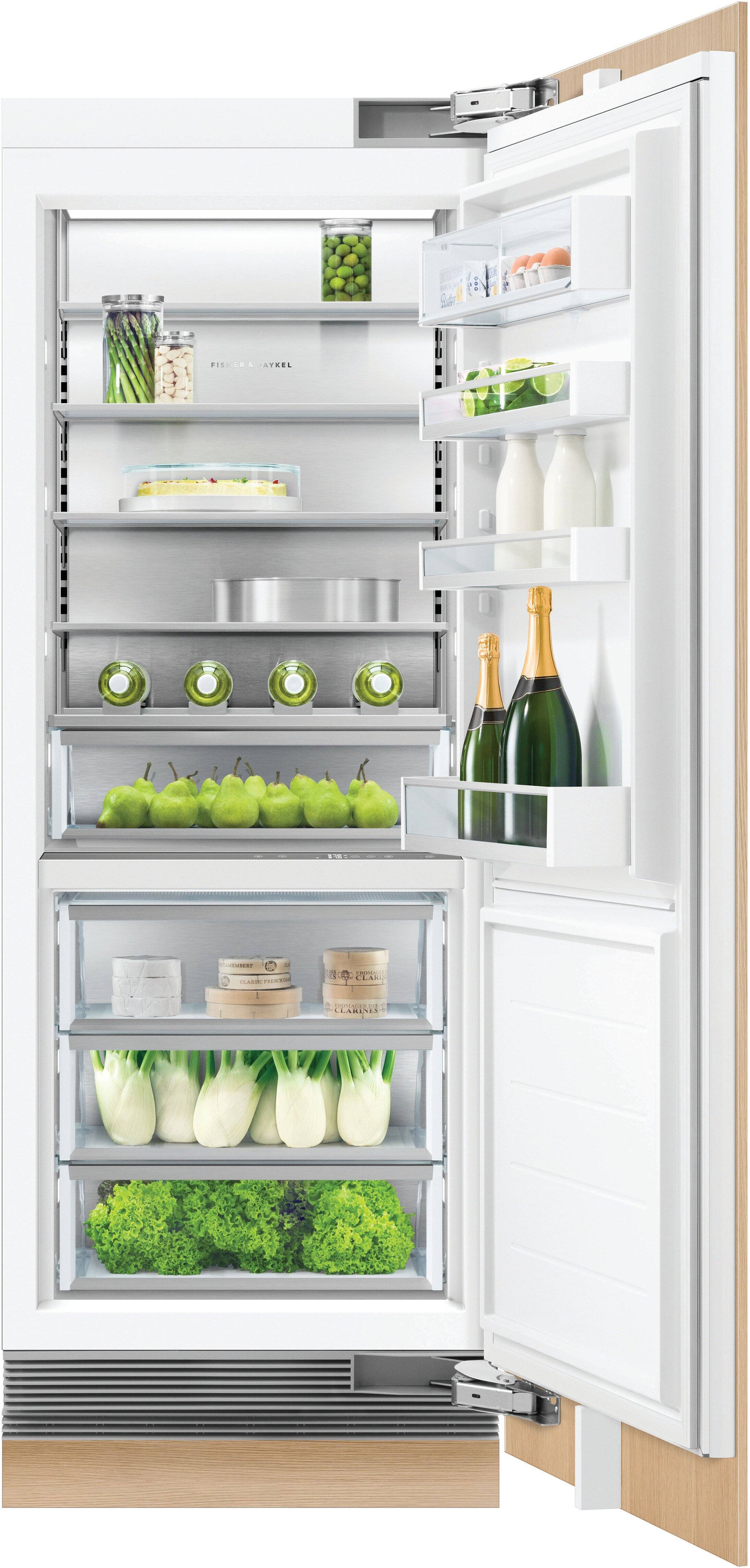 Alt View 12. Fisher & Paykel - 16.3 Cu. Ft. Column Refrigerator with Water Dispenser - Custom Panel Ready.