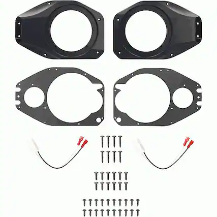 Front. Metra - Soundbar Speaker Kit for Select Jeep Vehicles - Black.