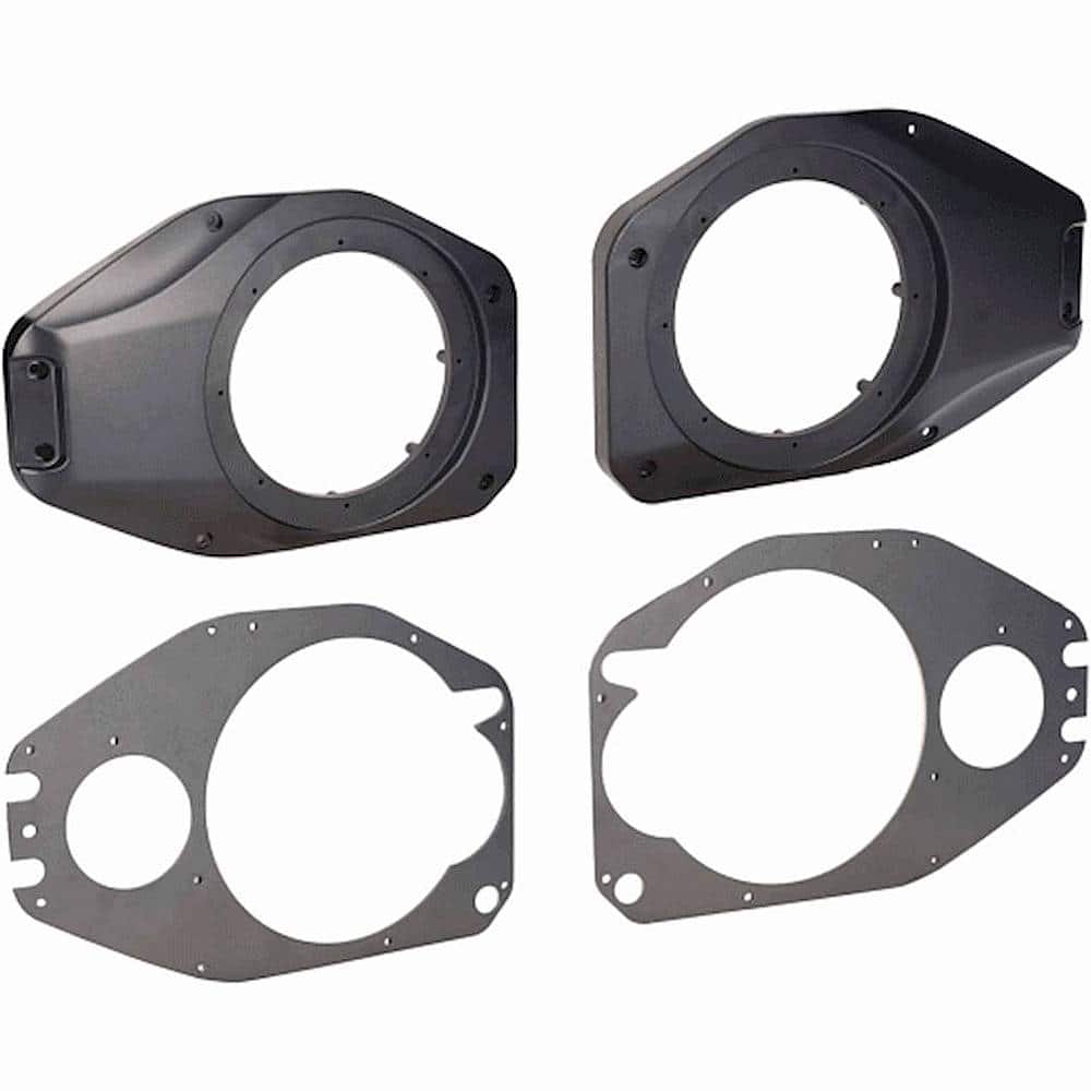 Alt View 11. Metra - Soundbar Speaker Kit for Select Jeep Vehicles - Black.