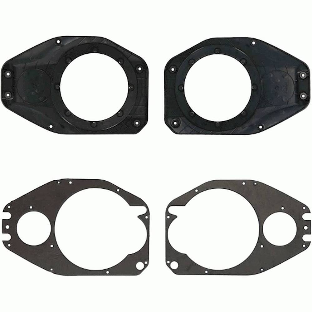 Alt View 12. Metra - Soundbar Speaker Kit for Select Jeep Vehicles - Black.