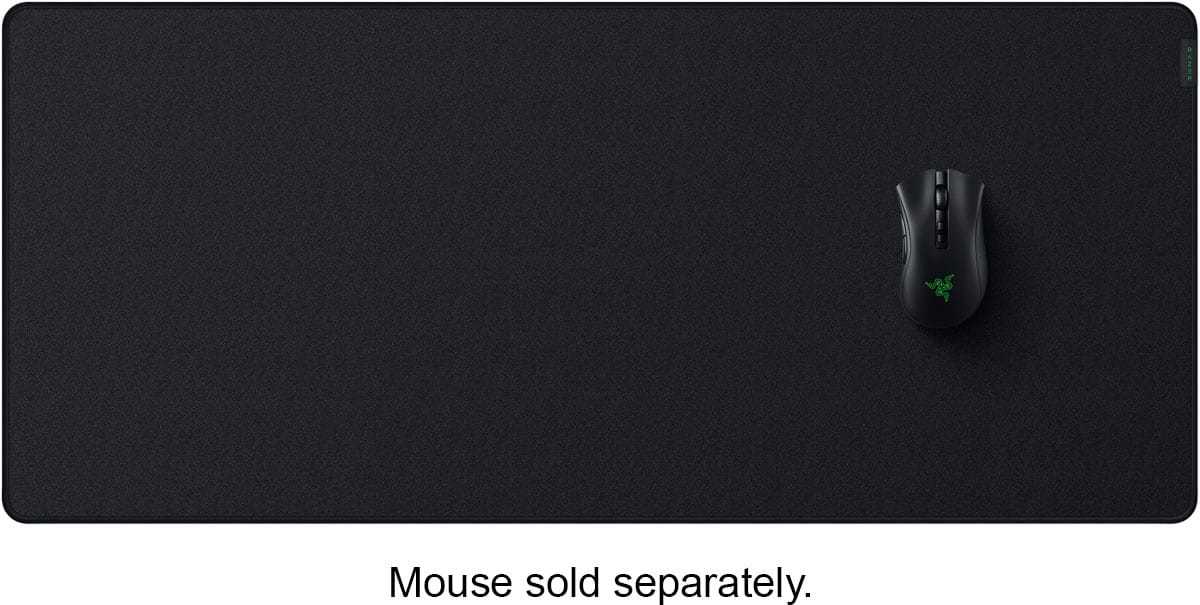 Alt View 11. Razer - Strider Hybrid Gaming Mouse Pad (XXL) - Black.
