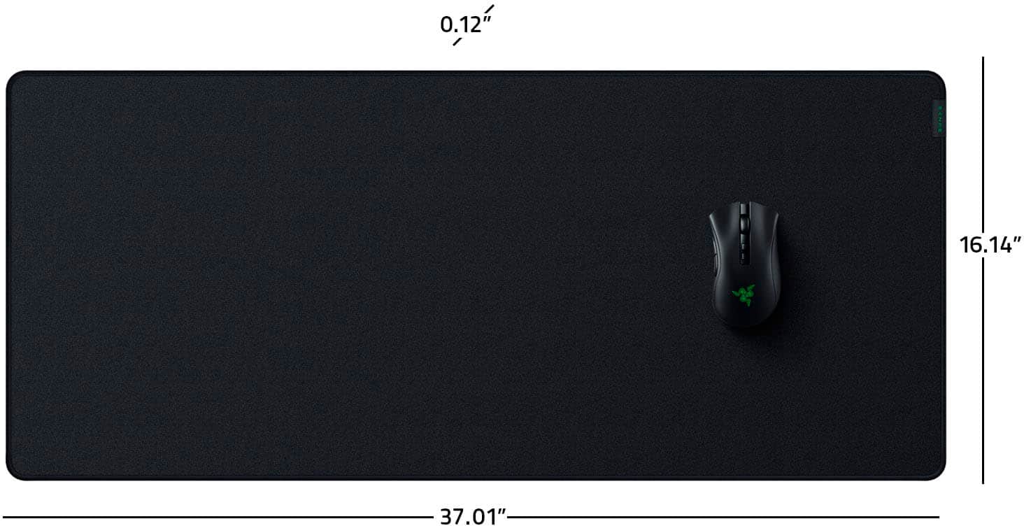 Alt View 12. Razer - Strider Hybrid Gaming Mouse Pad (XXL) - Black.