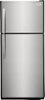 Frigidaire - 20.5 Cu. Ft. Top-Freezer Refrigerator - Stainless steel