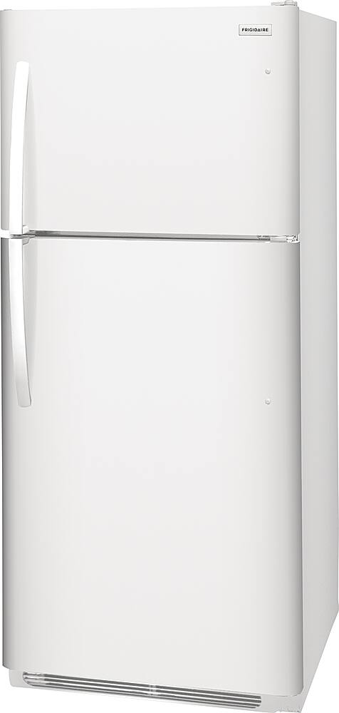 Left. Frigidaire - 20.5 Cu. Ft. Top-Freezer Refrigerator - White.