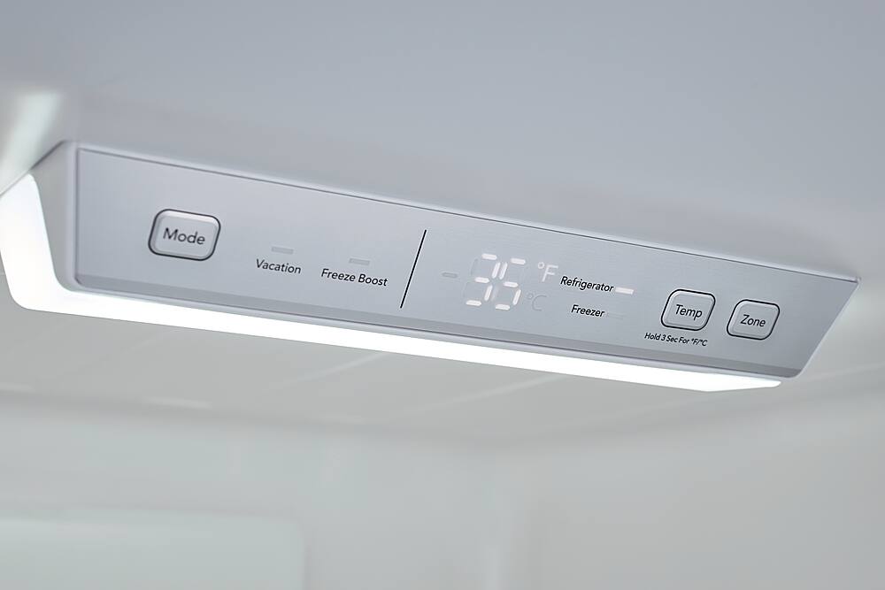 Alt View 13. Frigidaire - 11.5 Cu. Ft. Bottom-Freezer Refrigerator - Brushed Steel.