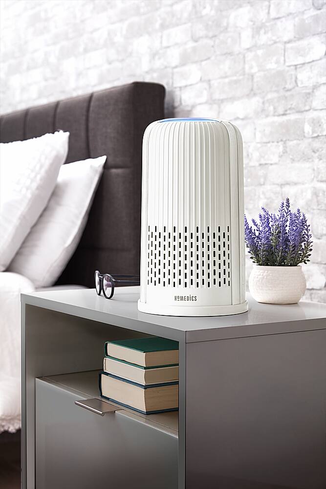 Best Buy Homedics TotalClean UVC Air Purifier White APT15WT