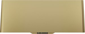 Zephyr - Mesa 36 in. Shell Only Wall Mount Range Hood with LED Lights - Satin Gold - Front_Zoom