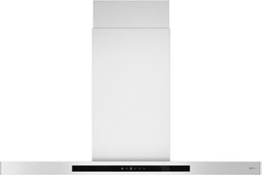 Zephyr - Vista 42 in. Island Mount Range Hood with LED Lights - Stainless steel - Front_Zoom