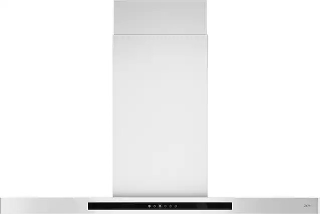 Front. Zephyr - Vista 42 in. Shell Only Island Mount Range Hood with LED Lights - Stainless Steel.
