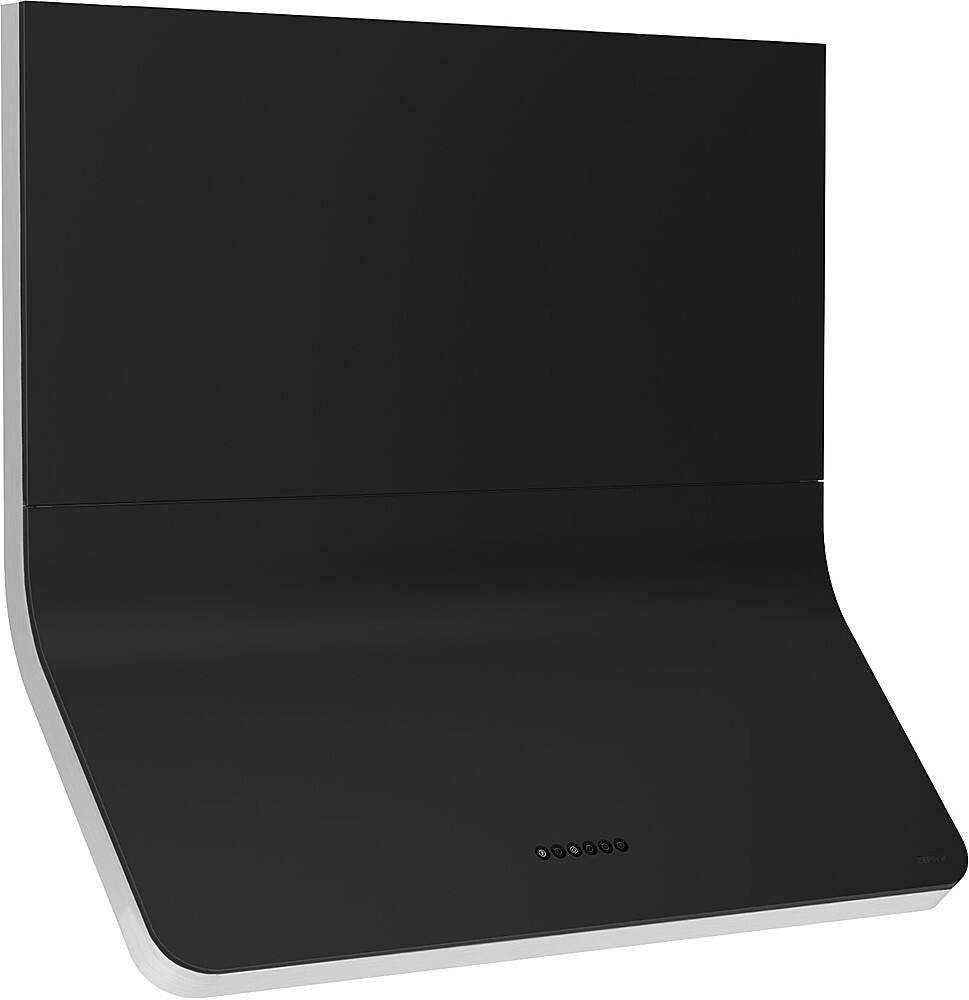 Left. Zephyr - Horizon 36 in. Shell Only Wall Mount Range Hood with LED Lights - Matte Black.
