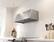 Alt View 12. Zephyr - Mesa 36 in. Shell Only Wall Mount Range Hood with LED Lights - Stainless Steel.