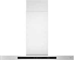 Zephyr - Vista 36 in. Shell Only Wall Mount Range Hood with LED Lights - Stainless Steel - Front_Zoom