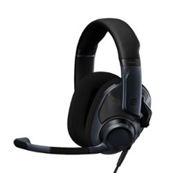 EPOS - H6PRO Wired Open Acoustic Gaming Headset - Sebring Black - Front_Zoom