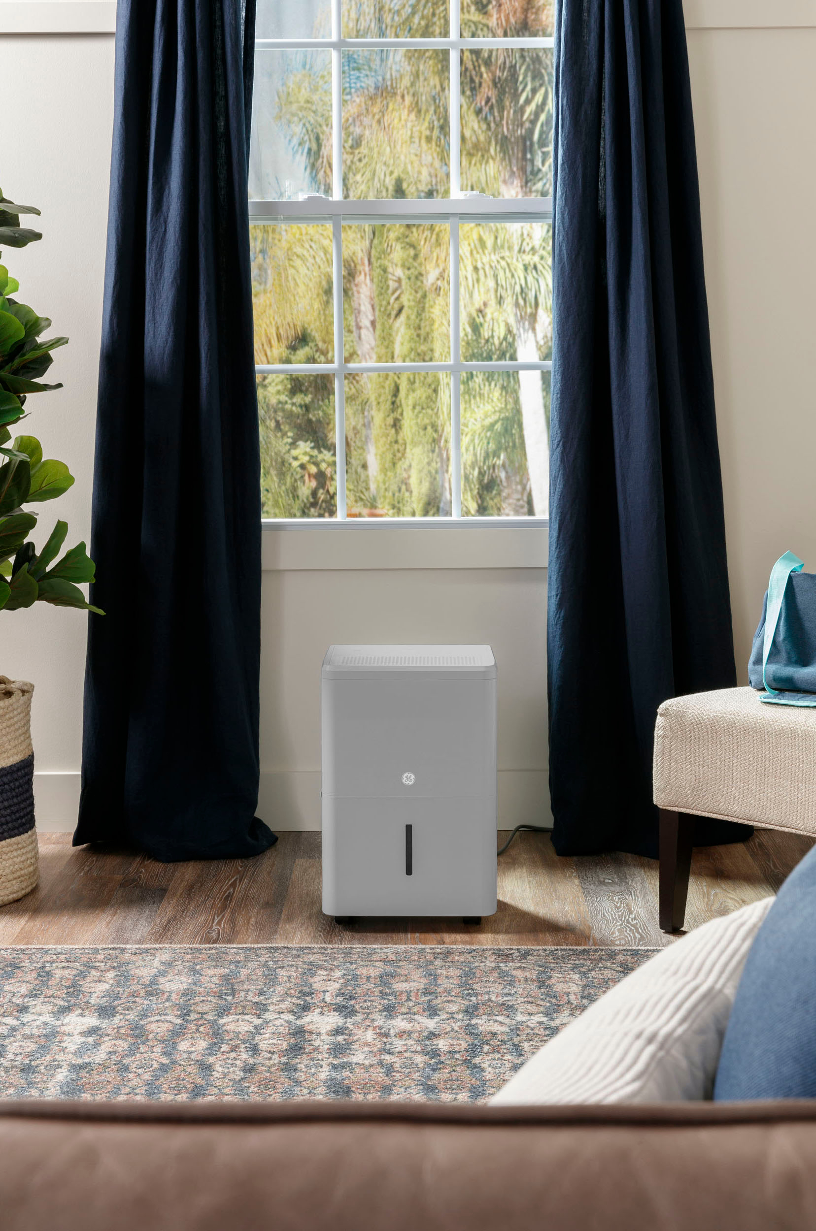 GE 50-Pint Smart Portable Dehumidifier with WiFi and Smart Dry Stratus Grey  AWHR50LB - Best Buy