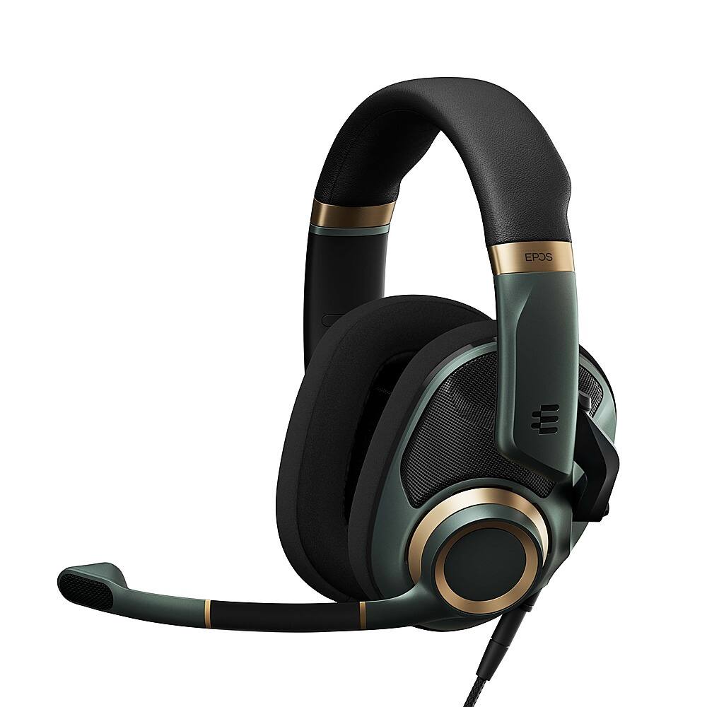 Alt View 11. EPOS - H6PRO Open Acoustic Wired Gaming Headset for PC, PS5, PS4, Xbox Series X, Xbox One, Nintendo Switch, Mac - Racing Green.