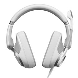 EPOS - H6PRO Wired Open Acoustic Gaming Headset - Ghost White - Front_Zoom