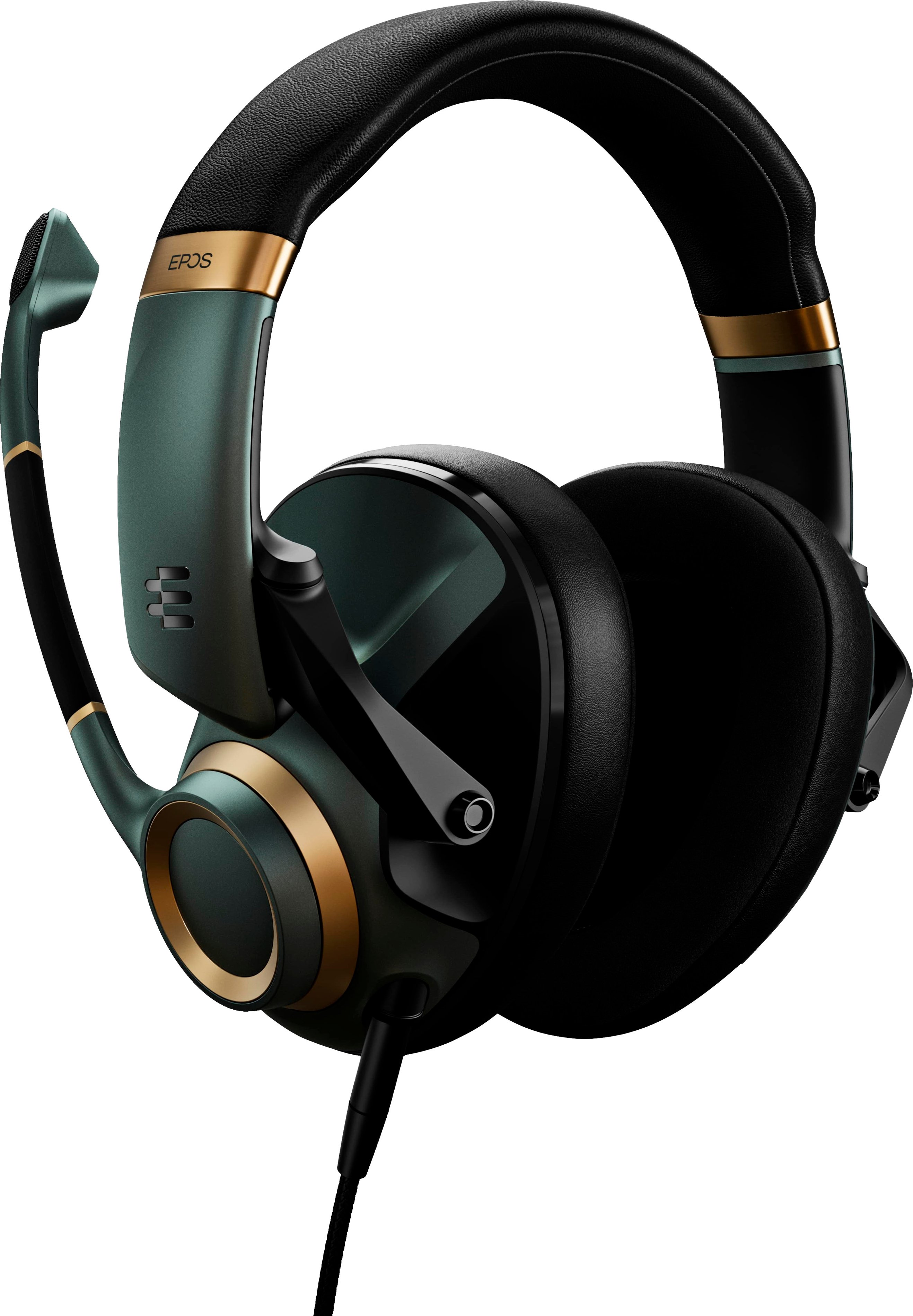 Angle View: EPOS - H6PRO Wired Closed Acoustic Gaming Headset - Racing Green