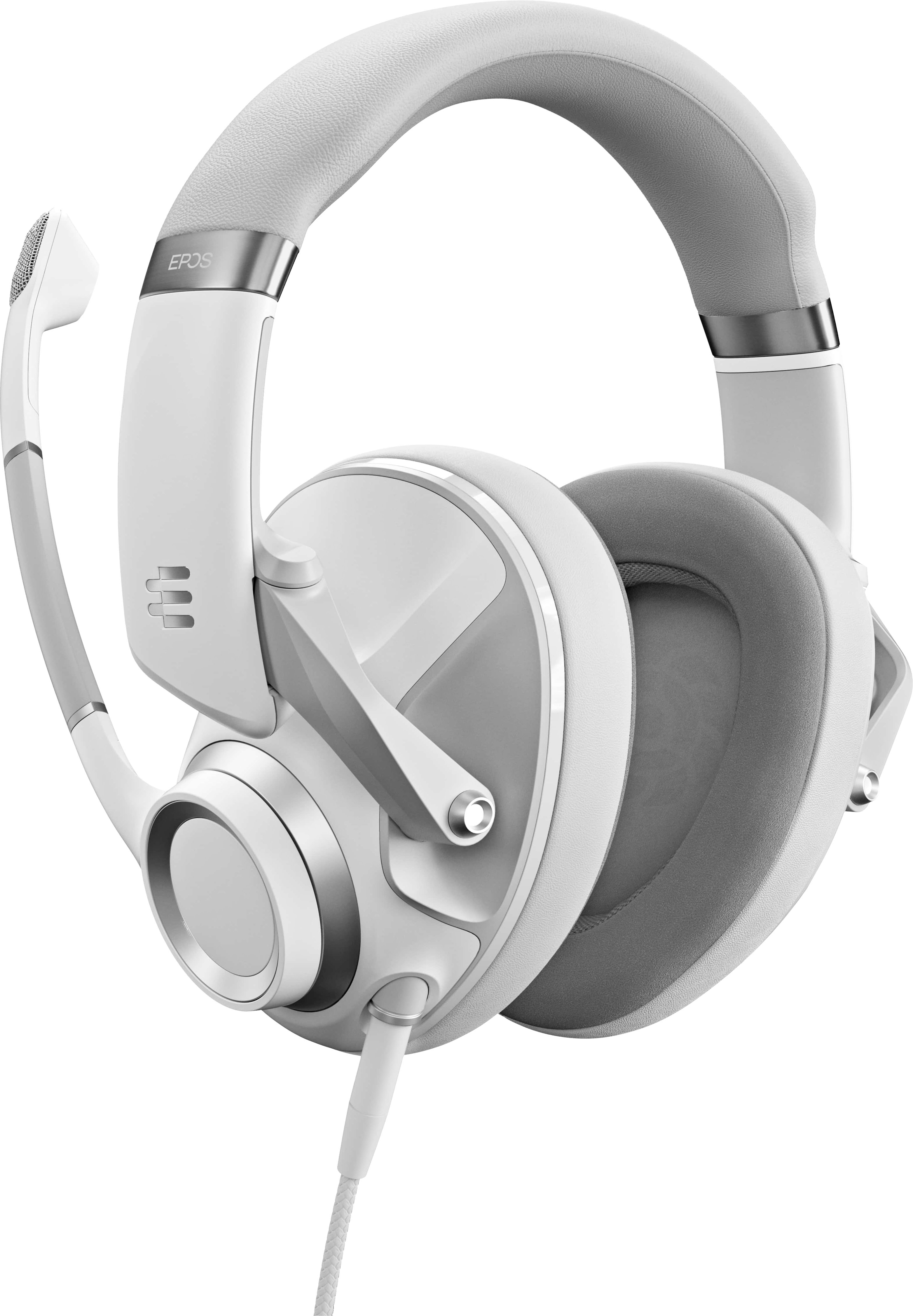 Angle View: EPOS - H6PRO Wired Closed Acoustic Gaming Headset - Ghost White