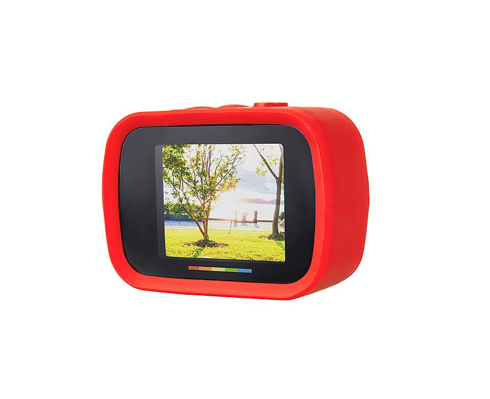 Back. Polaroid - Go Cam 12.1-Megapixel Waterproof Action Digital Camera - Red.