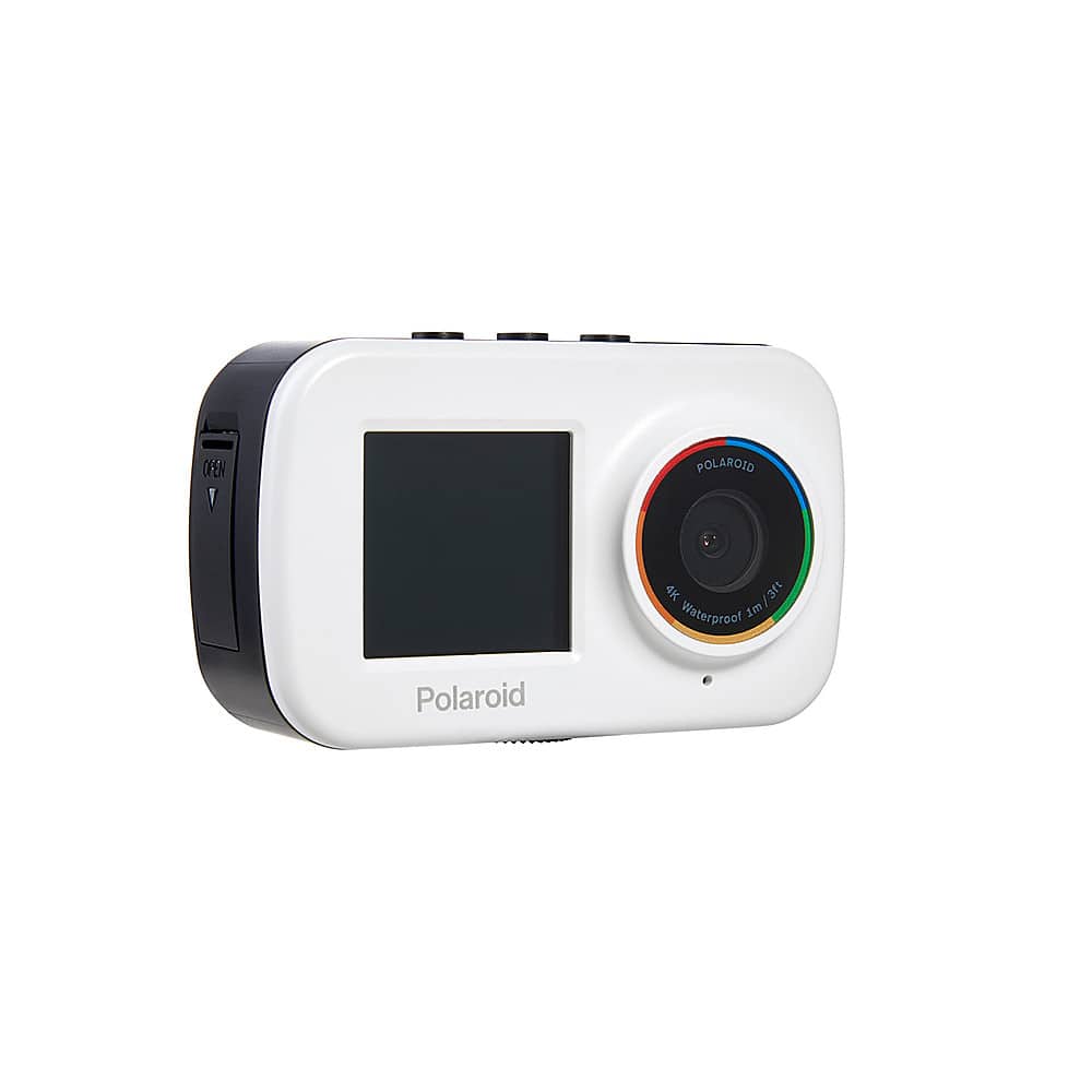 Angle. Polaroid - Pro Cam ID922-BLU 4K Video 18.0-Megapixel Action Digital Camera - Blue.