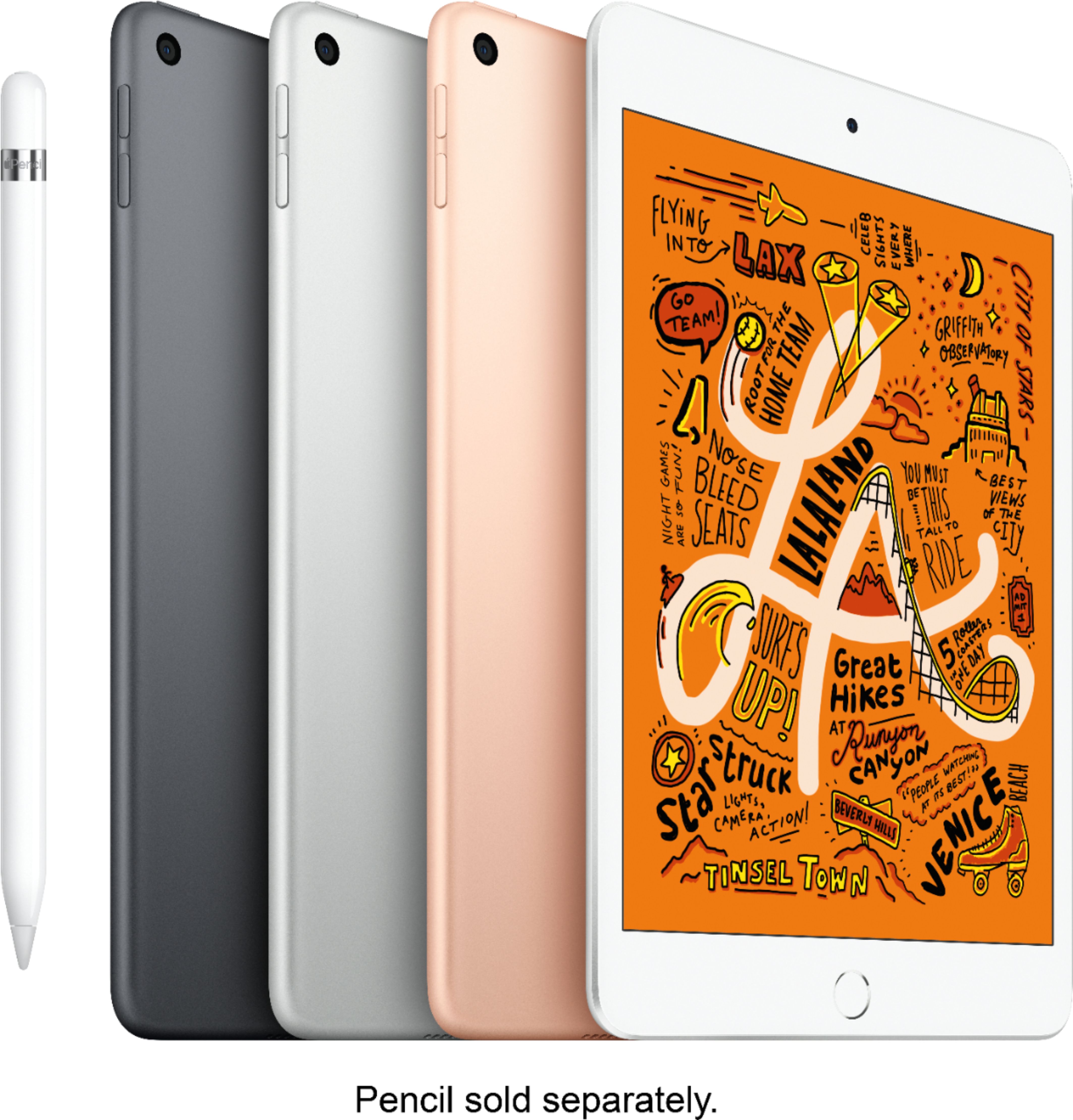 Apple iPad Mini 5 7.9 64GB 256GB Gray Silver Gold WIFi or Cellular - Very  Good