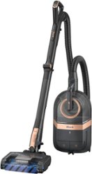 Shark - Vertex Bagless Corded Canister Vacuum with DuoClean PowerFins - Black/Copper - Front_Zoom
