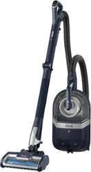 Shark - Canister Pet Bagless Corded Vacuum - Navy/Silver - Front_Zoom
