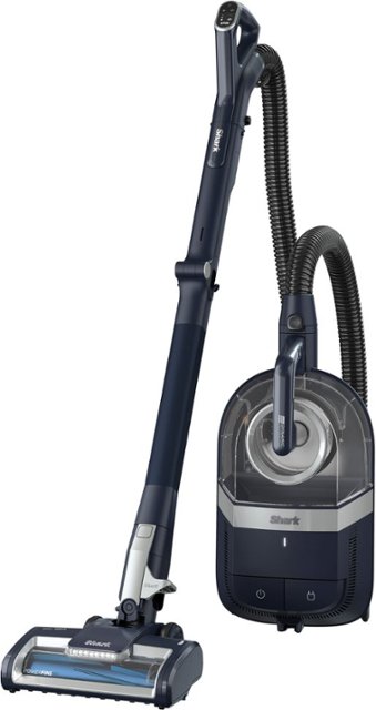 Shark Canister Pet Bagless Corded Vacuum Navy/Silver CZ351 - Best Buy