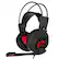 Front. MSI - DS502 Wired Gaming Headset - Black.