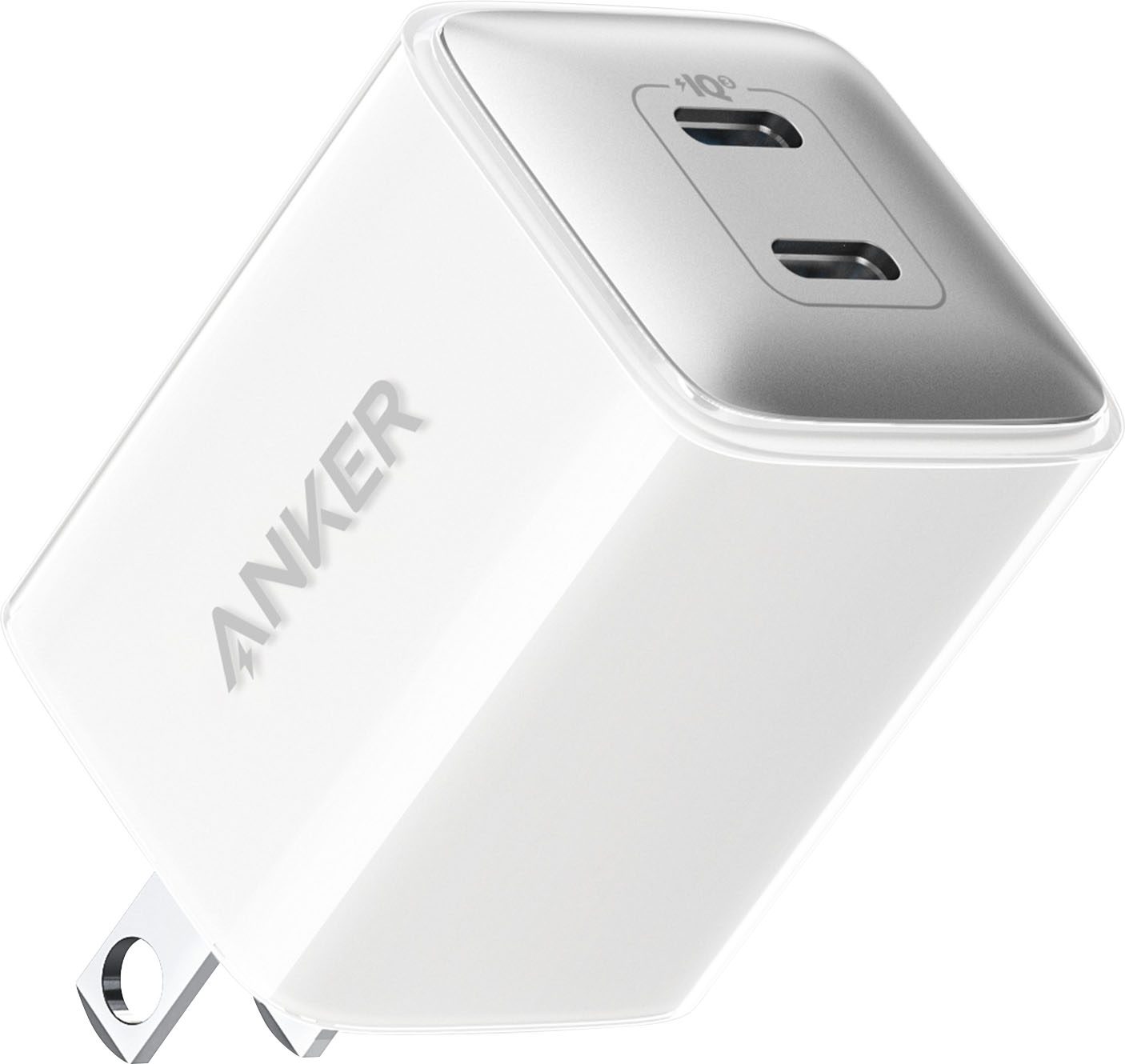 Anker - Powerport III Nano Pro Duo 40W Fast Wall Charger (2x 20W USB-C) - White