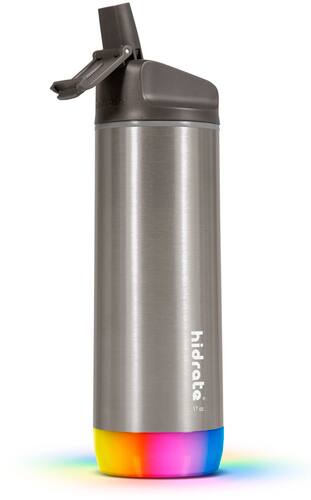 Hidrate - HidrateSpark STEEL - 17oz Straw Lid - Brushed Stainless Steel