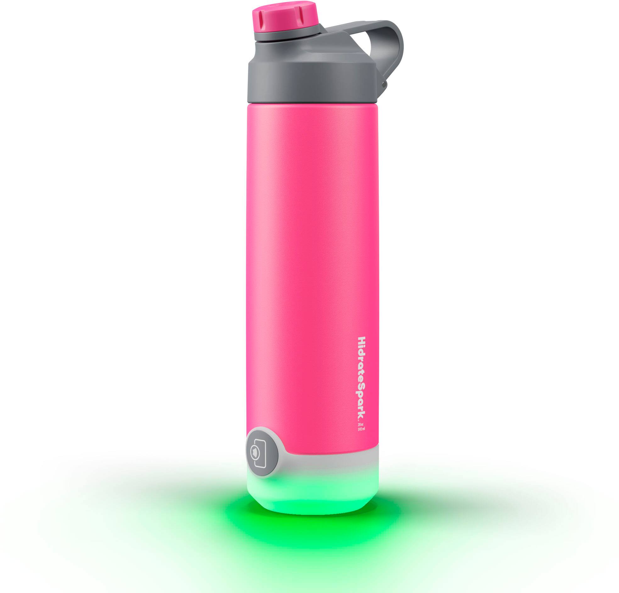Angle View: Hidrate - HidrateSpark TAP 20oz Stainless Steel Chug Lid - Fruit Punch Powder Coat - Fruit Punch