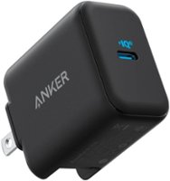 Anker - PowerPort III 25W PD Fast Wall Charger for Samsung Galaxy & other Devices - Black - Front_Zoom