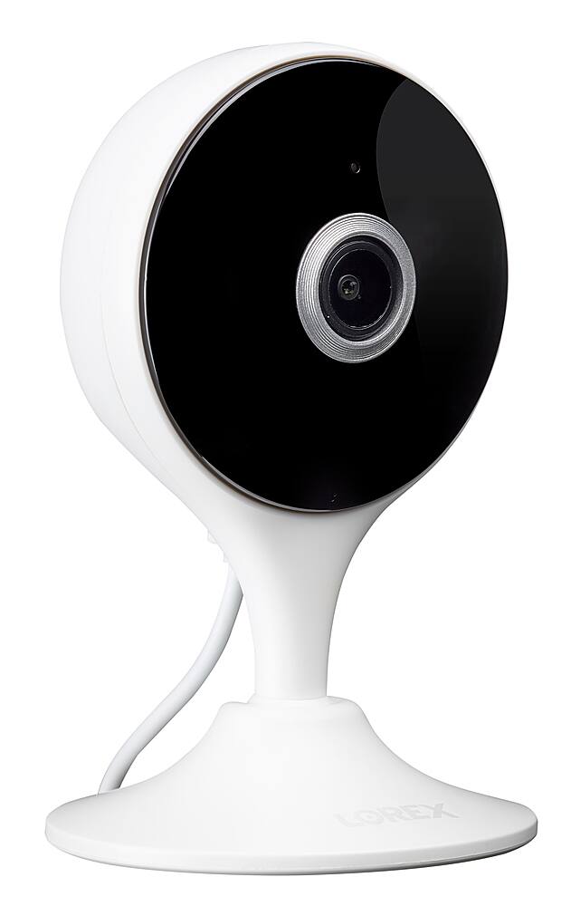 Alt View 11. Lorex - Indoor Wired Wi-Fi 2K Security Camera - White.