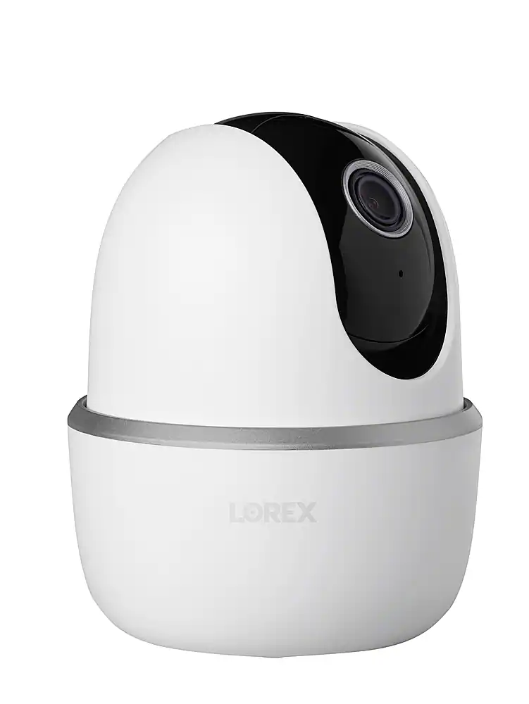 Lorex 2K Pan Tilt Indoor Wi Fi Security Camera White W462AQC-E - Best Buy